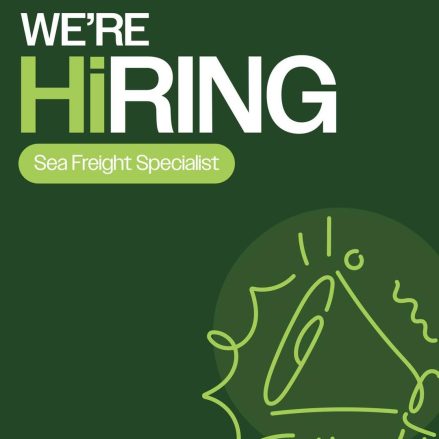 We’re hiring – Sea Freight Specialist!